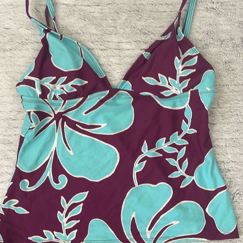 Purple and blue bikini - Picture 2 of 5